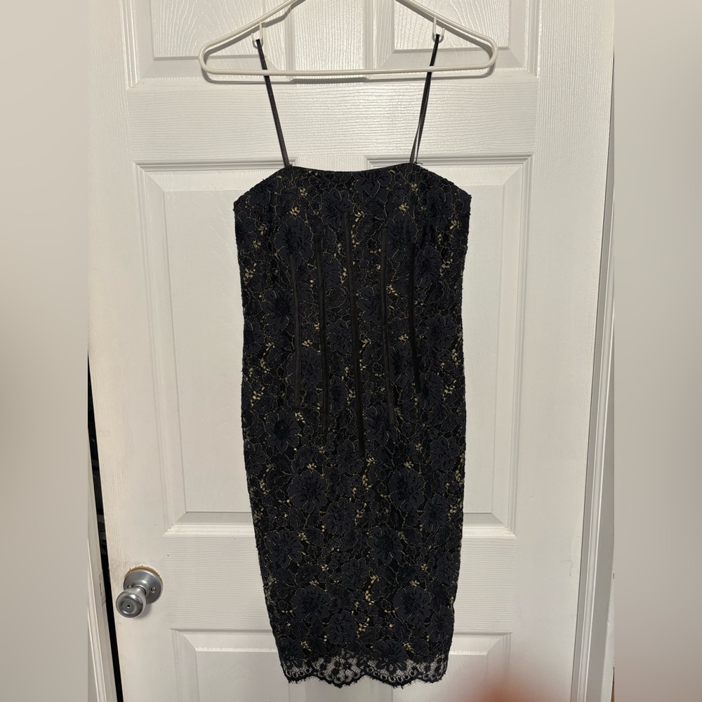 Elegant Navy blue cocktail dress